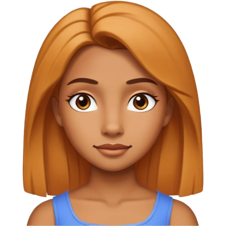 Dreamworks Cartoon style female emoji