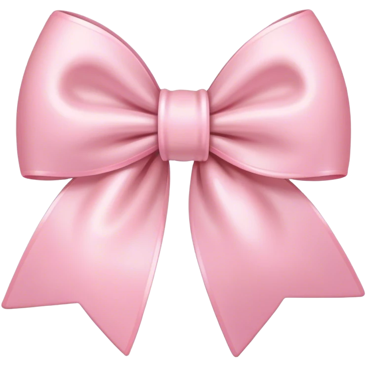 Light pink bow emoji