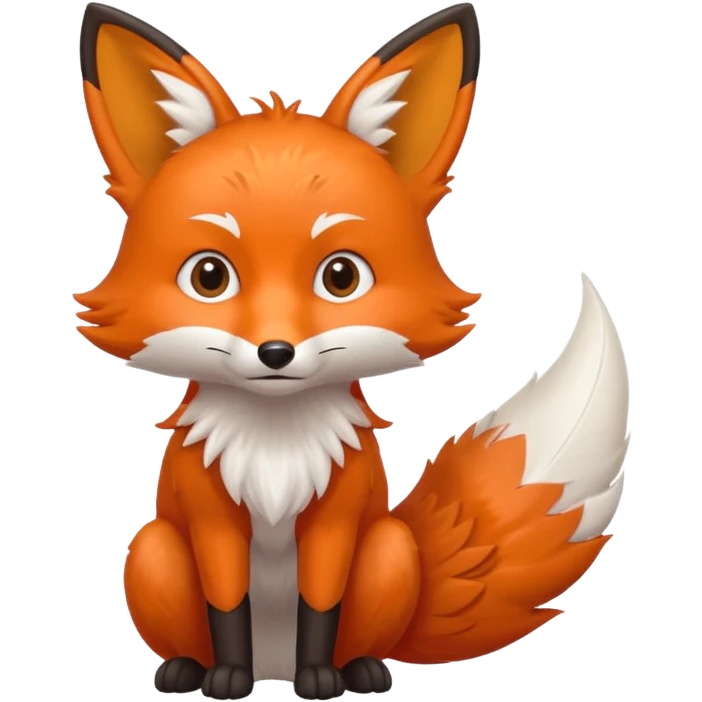 Fox with feathery wings  emoji