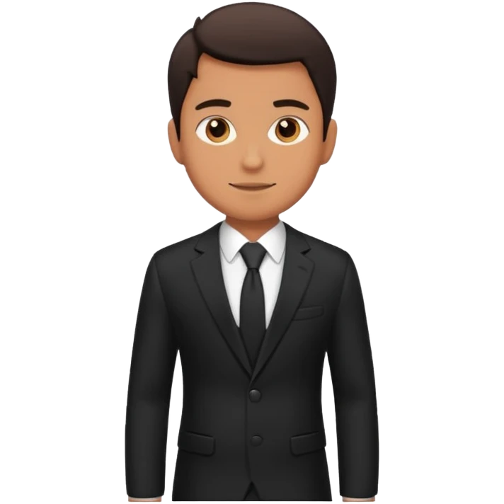 Suit and guy emoji