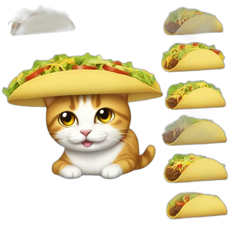 Taco-cat emoji