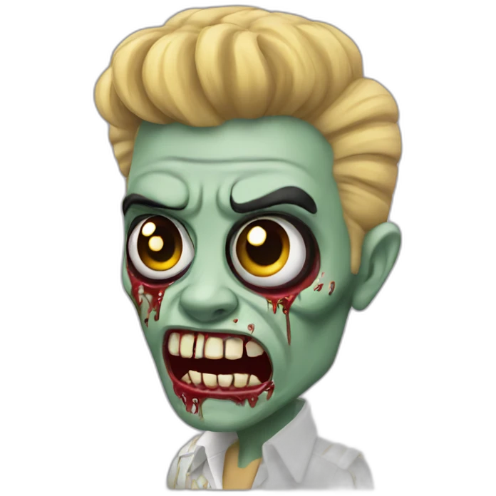 zombie elvis emoji