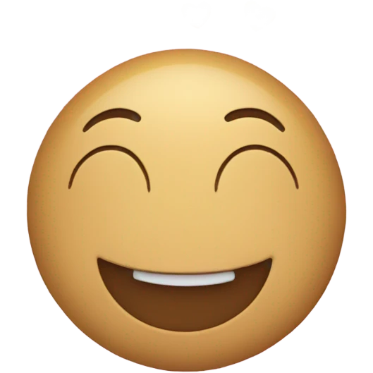 Happy emoji with hearts around him emoji