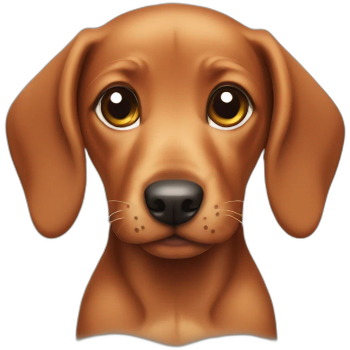 Teckel puppy emoji