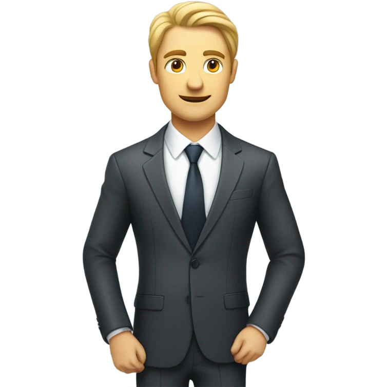 caucasian businessman and businesswoman emoji