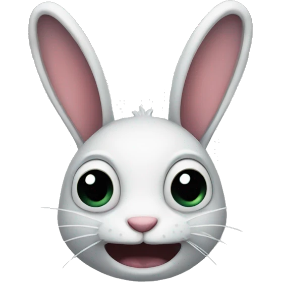 creepy rabbit emoji
