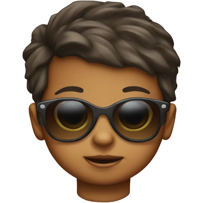 Baby wearing sunglasses  emoji