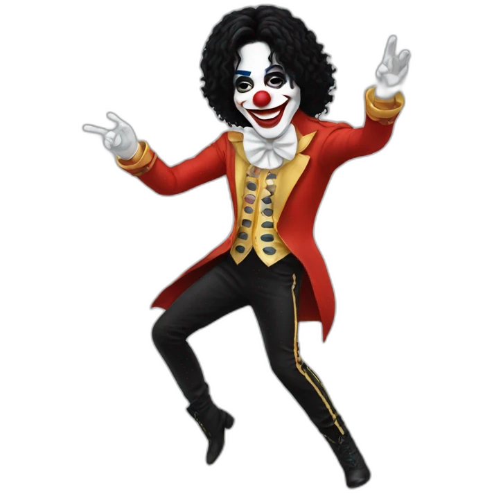 michael jackson clown emoji