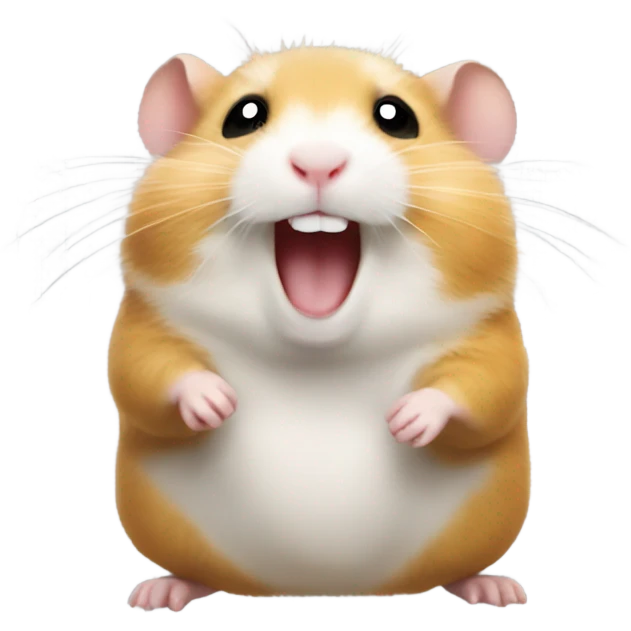 Hamster being happy because its friday emoji