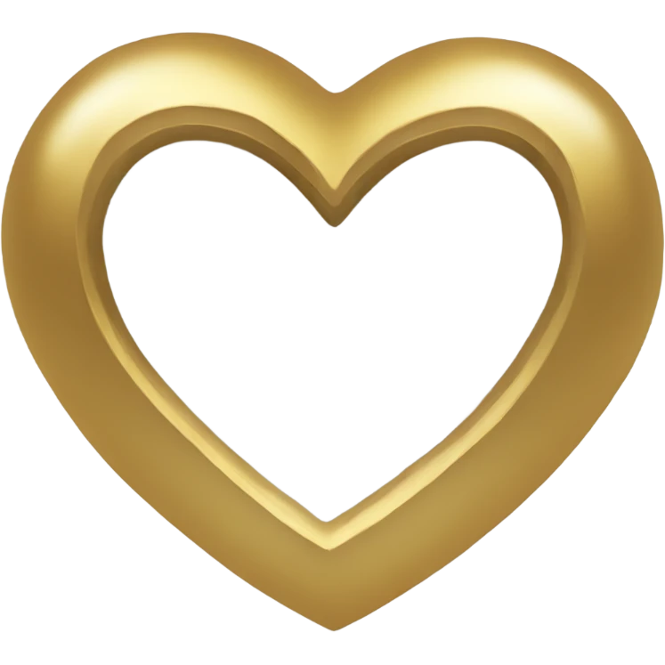 Heart gold  emoji