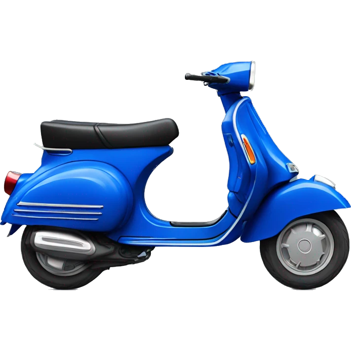 Cobalt blue vespa emoji