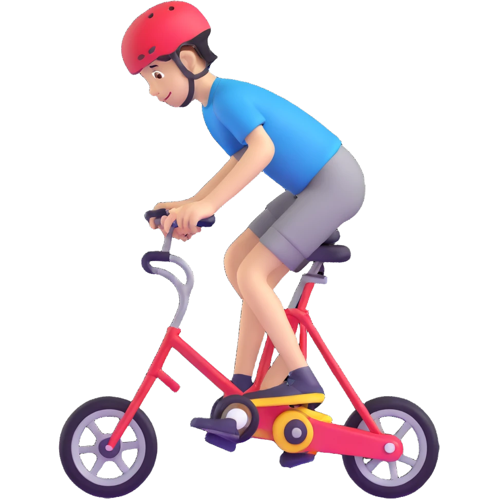 beginner, newcomer with training wheels emoji