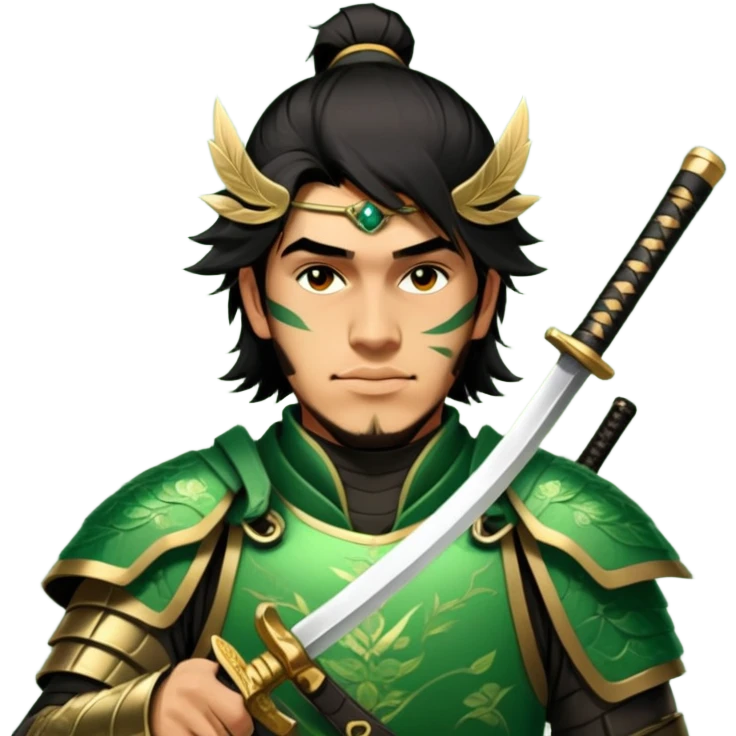 Emerald Samurai emoji