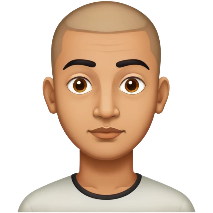 i am an south indian for state telangana who is 6feet tall round face with buzz cut thick eye brows small nose and big lips emoji