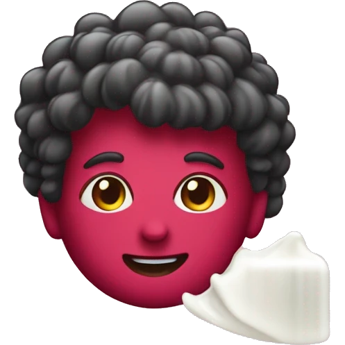 shampoo with a brand of raspberry emoji