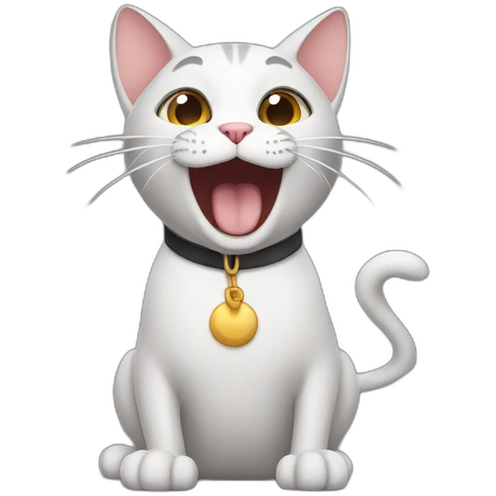 singing cat emoji