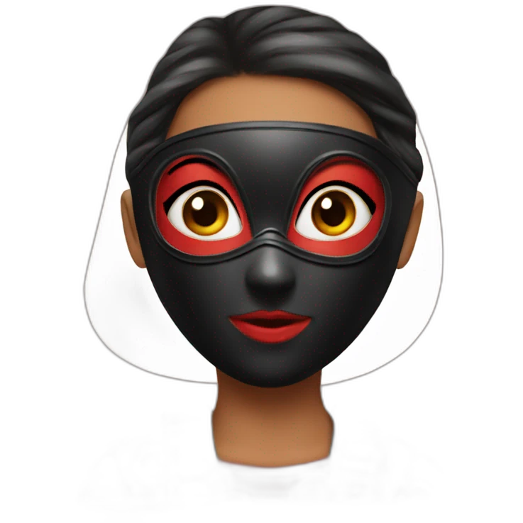 girl-ladybug-in-mask emoji