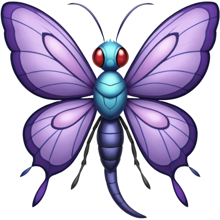 Butterfree-Nargacuga-Genesect-Lunala-Vikavolt-fusion emoji