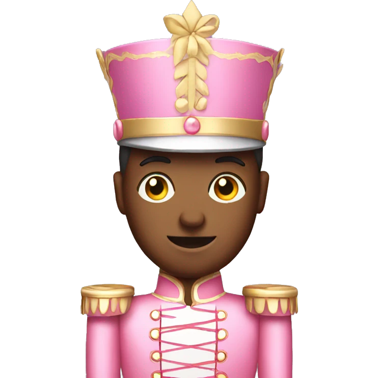 Pink nutcracker emoji