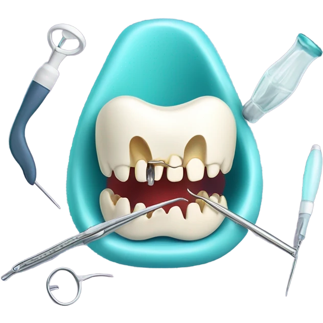 Wisdom tooth removal emoji