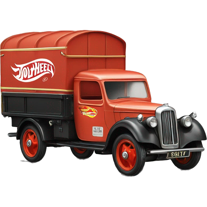 Hot wheels 1951 Jowett Bradford removals lorry  emoji