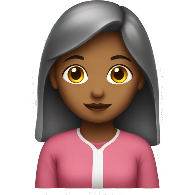 A girl sitting emoji