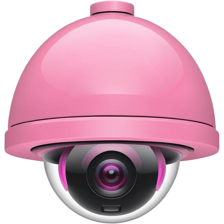 Security Camera pink emoji
