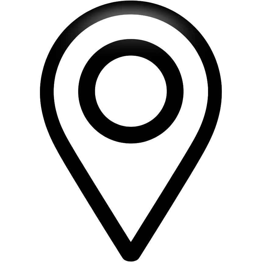 Location black icon outline emoji