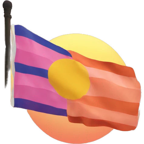 sunset flag emoji