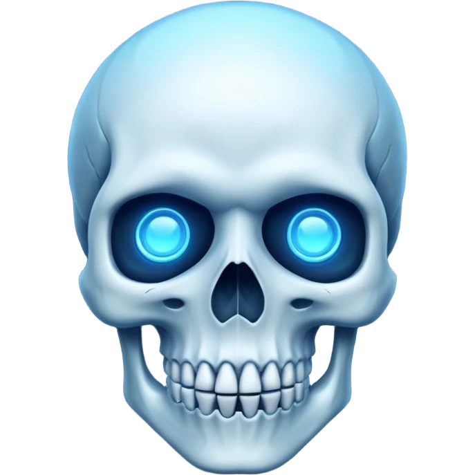 make me emoji for my linux start menu i want it blue and take the whole the image (i want it big ) i dont want is as a face i want it like skull or something cool emoji