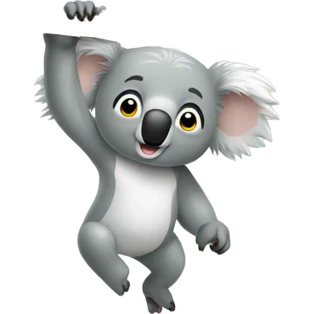 koala handstand emoji
