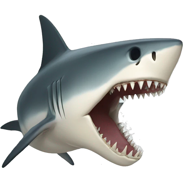 Shark skull emoji