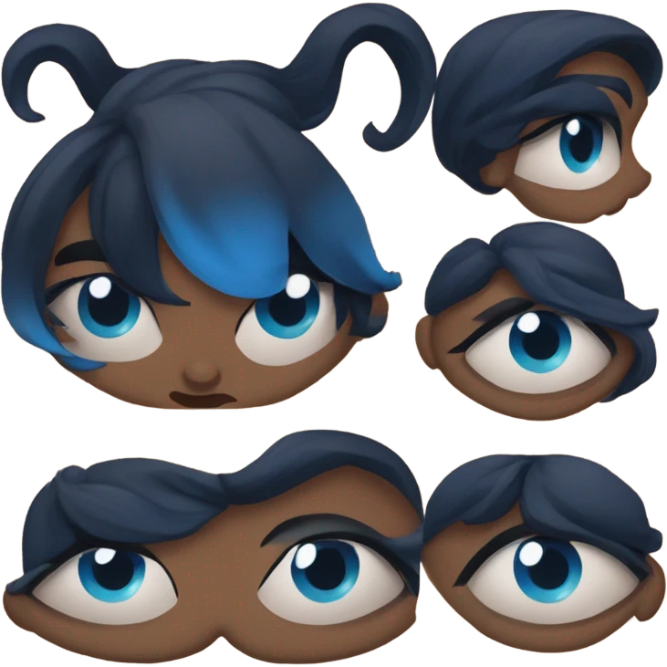 Bruja-sexy-ojos azules emoji