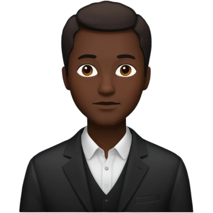 man silohuette standing emoji