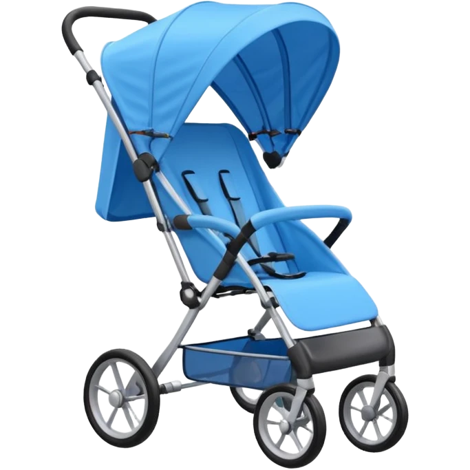 blue stroller emoji