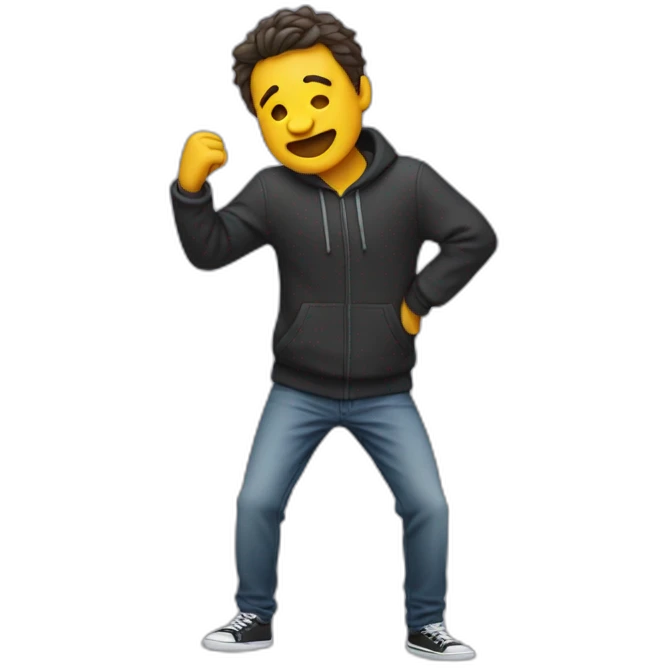 Homme qui dab emoji