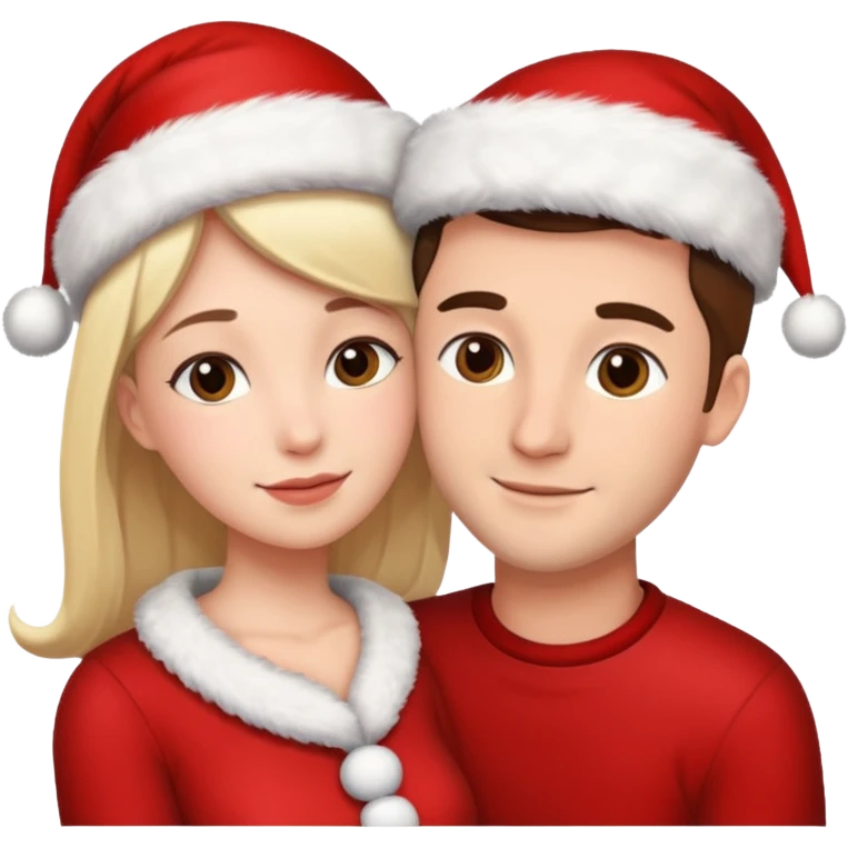 Due che si abbracciano natale emoji