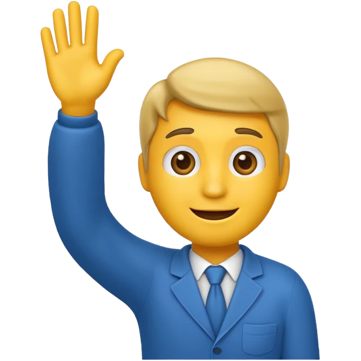 animated emoji waving man apple style emoji