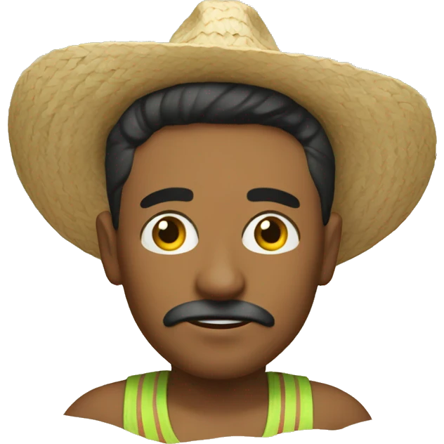 Mexican on the beach emoji