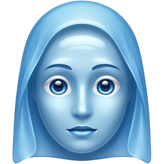 Glitter Blue Panthom emoji