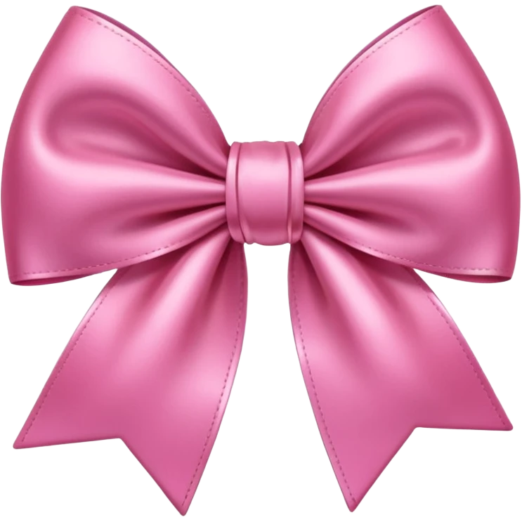 pink satin bow emoji