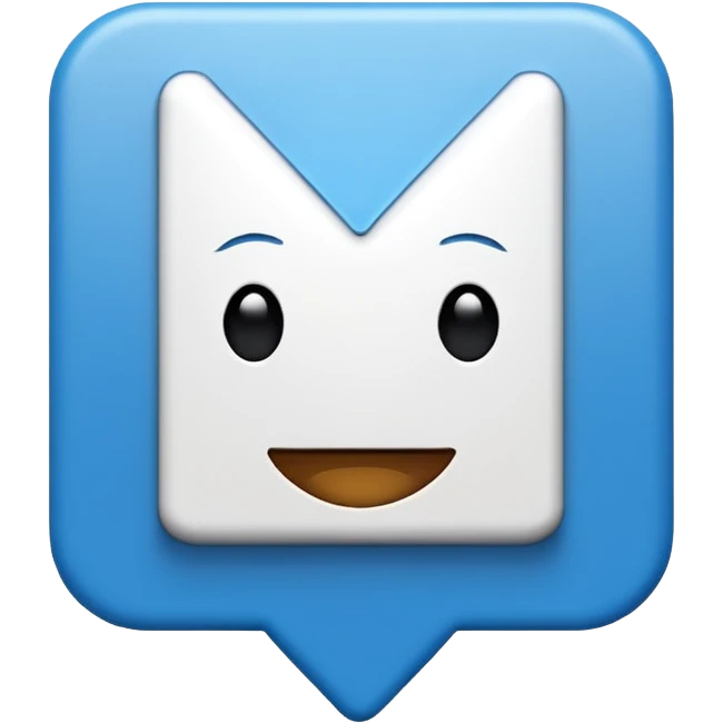 I want a blue background and a white checkmark inside it emoji which I will call the "Fake Roblox Verified Badge Emoji" and the blue background should be square and it should be the "🟦" emoji being the background emoji