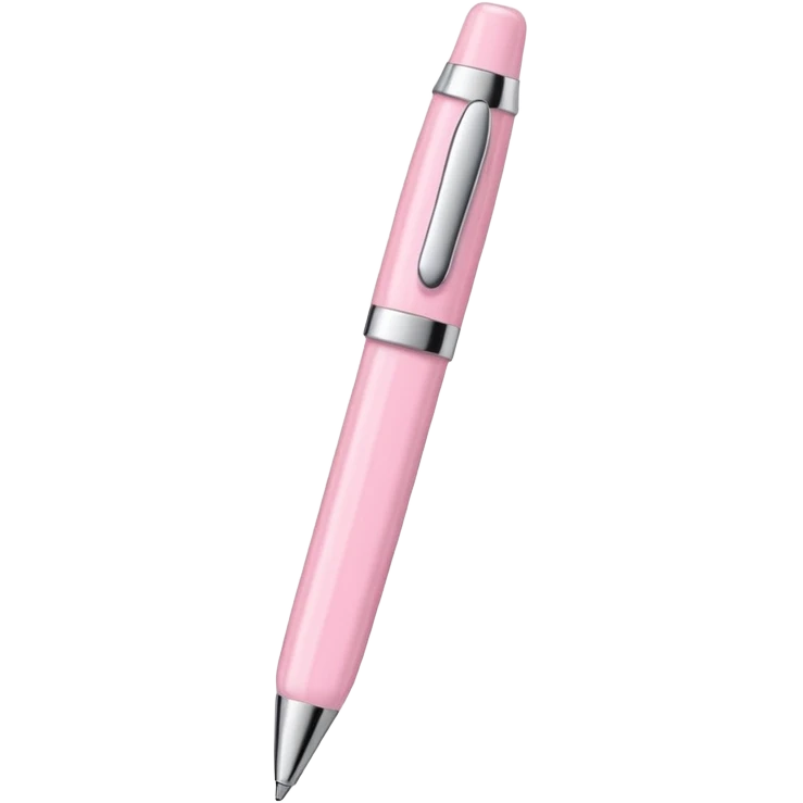 Light pink pen emoji