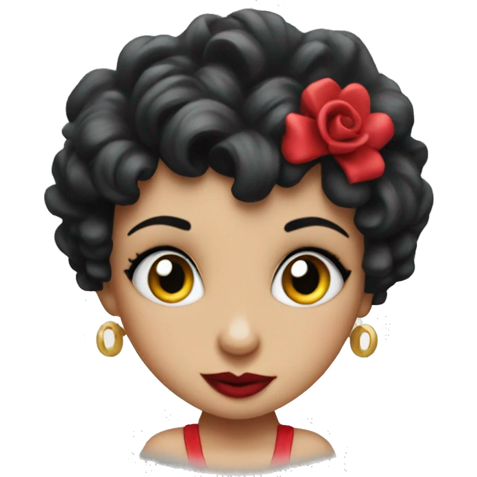Betty boop emoji