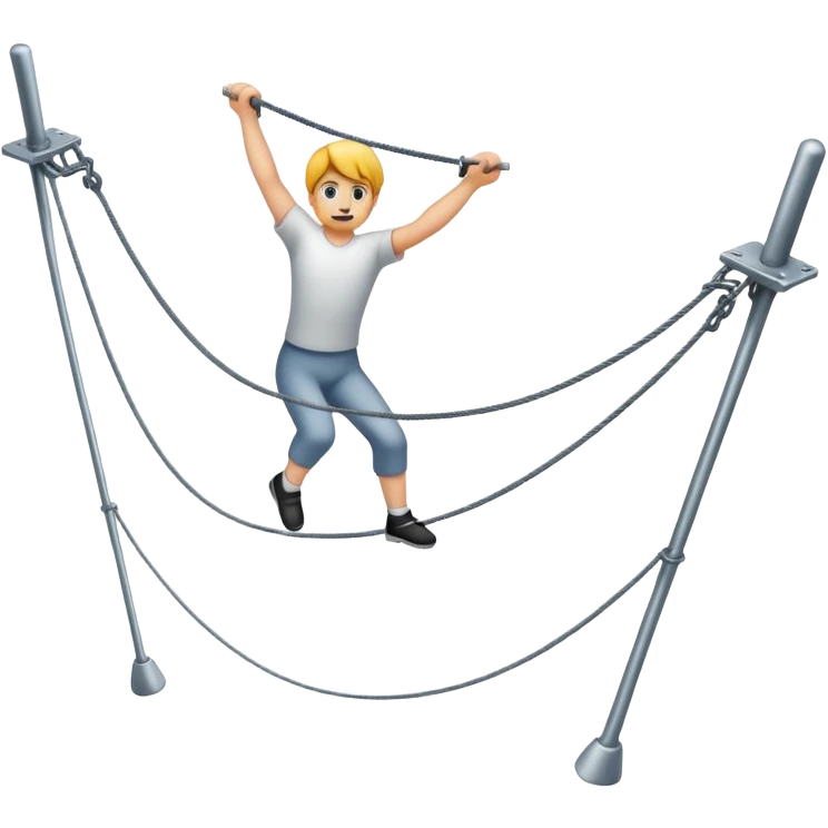 tightrope 
 emoji