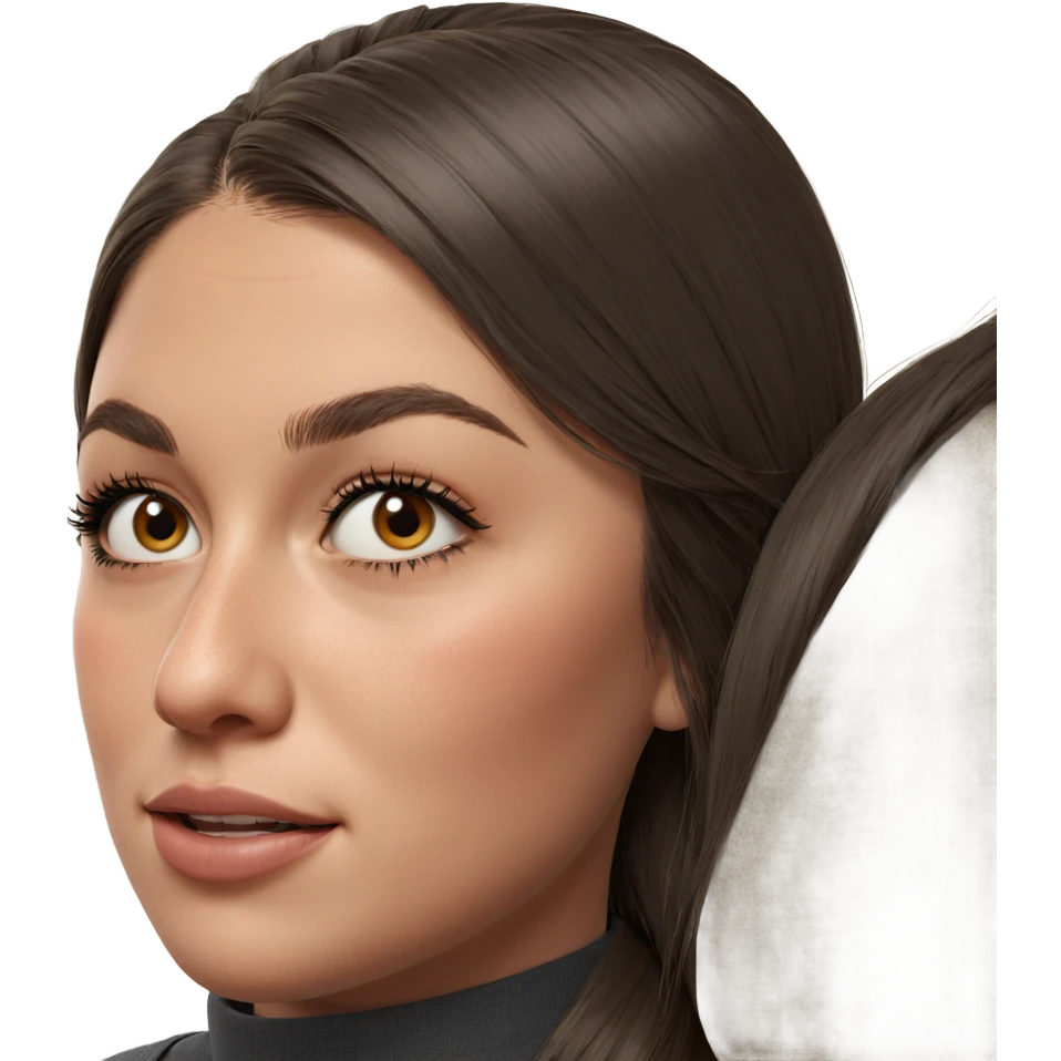 realistic portrait of girl emoji