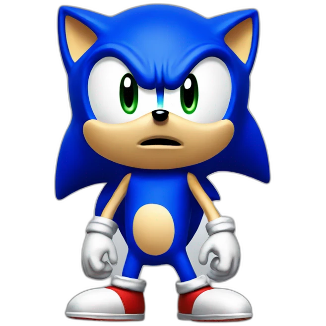 A sonic the hedgehog emoji emoji