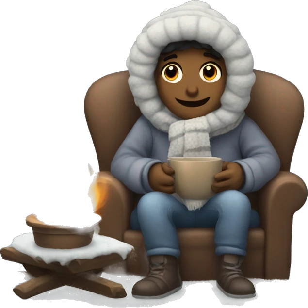 Cozy winter emoji