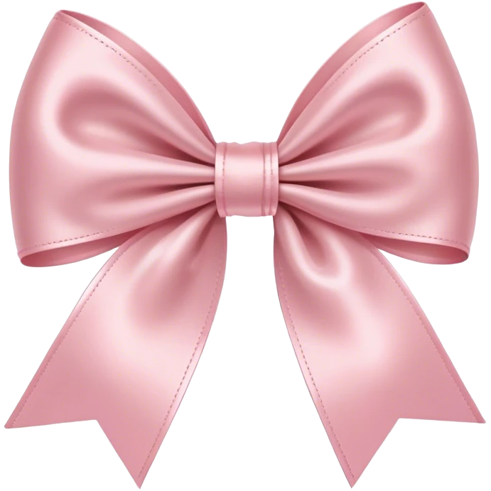 A light pink bow emoji