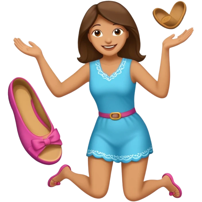 Terlik fırlatan anne emoji